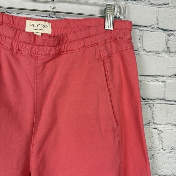 Anthropologie PILCRO The Izzie Relaxed Pull-On Barrel Leg Pants Womens XS Tall - Picture 5 of 11